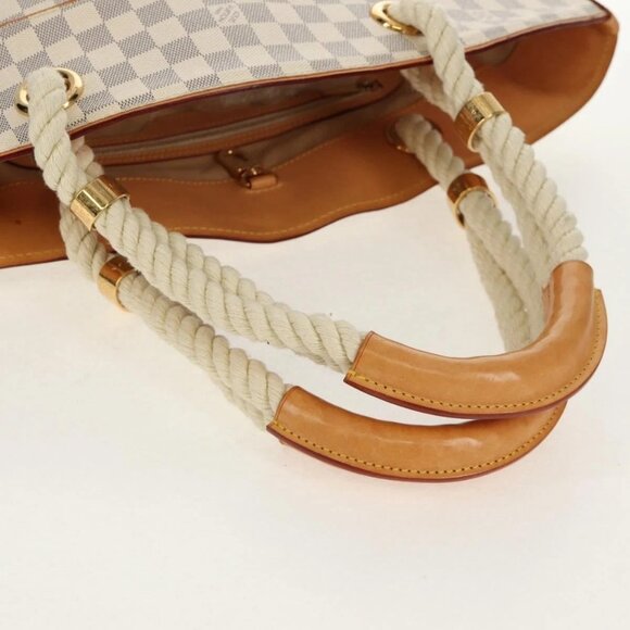 LOUIS VUITTON Damier Azur Pombronn PM Shoulder Bag N48057 LV Auth 140201V - Picture 7 of 16